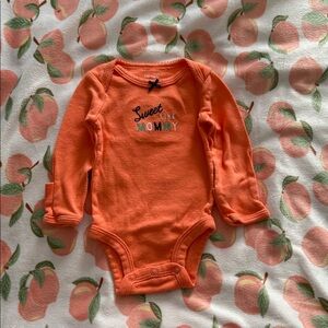 Carter's Vibrant Orange Baby Bodysuit